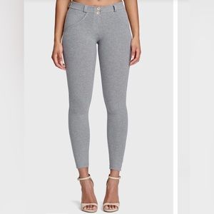 Freddy WR.UP Melange Grey Low Rise Straight Leg